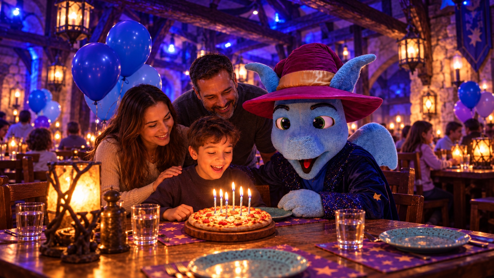 Hector, o Mago Dragão, cria novas experiências na comemoração de 7 anos de aniversário